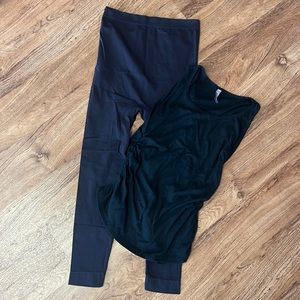 Maternity Black Med/Large Set